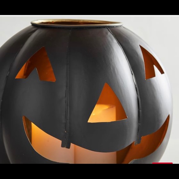 (1) 5” HALLOWEEN JACK O' LANTERN CANDLE HOLDER 5" - Picture 2 of 3
